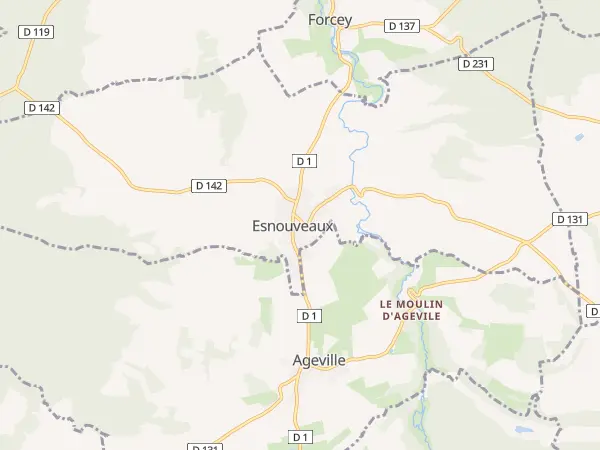 Plan de Esnouveaux