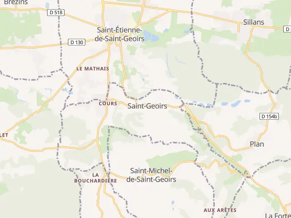 Plan de Saint-Geoirs
