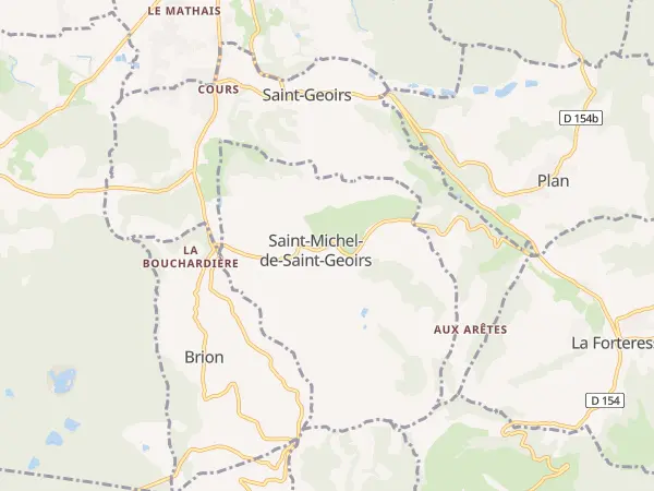 Plan de Saint-Michel-de-Saint-Geoirs