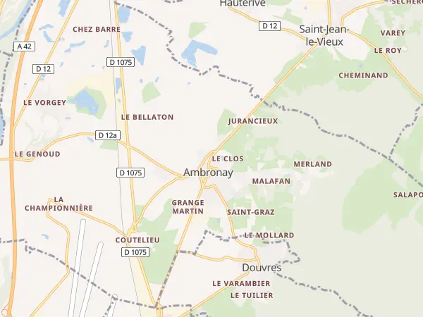 Plan de Ambronay