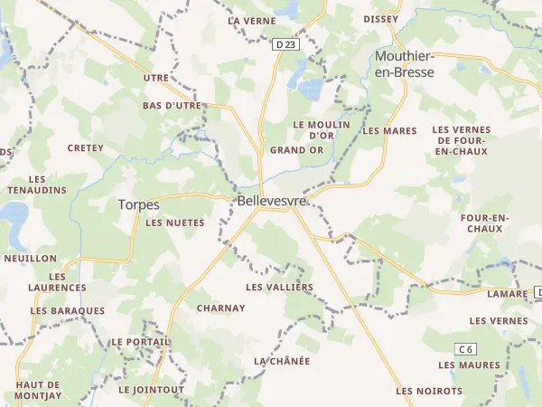 Plan de Bellevesvre