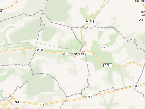 Plan de Willeroncourt