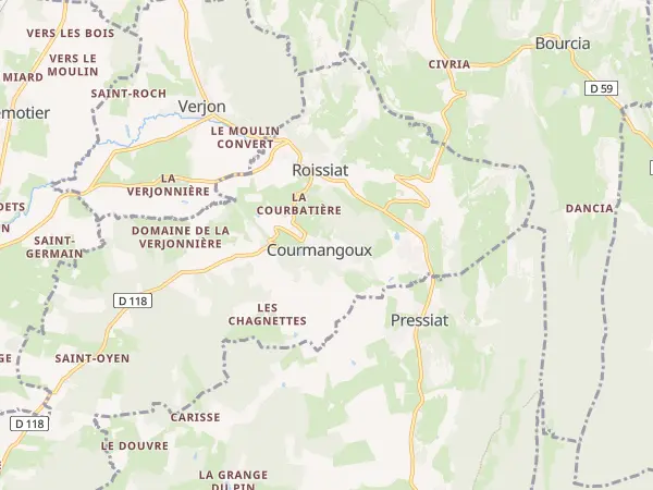 Plan de Courmangoux