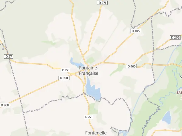 Plan de Fontaine-Française