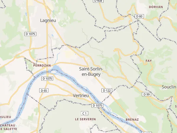 Plan de Saint-Sorlin-en-Bugey
