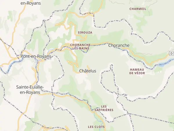 Plan de Châtelus