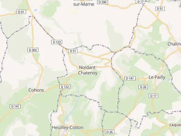 Plan de Noidant-Chatenoy