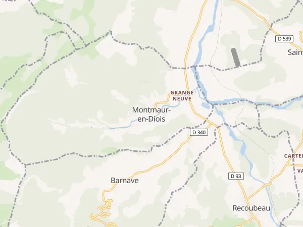 Plan de Montmaur-en-Diois
