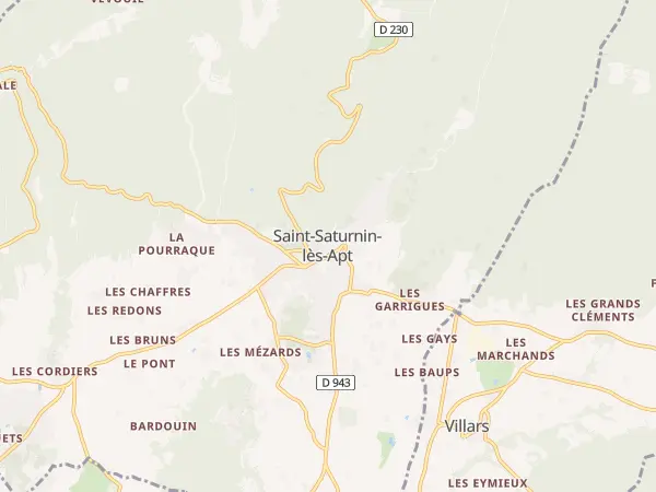Plan de Saint-Saturnin-lès-Apt