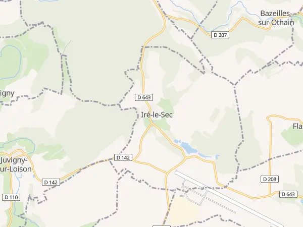 Plan de Iré-le-Sec