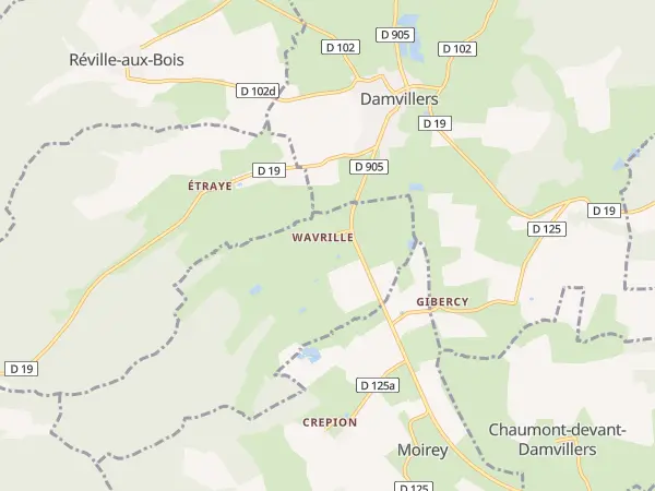 Plan de Wavrille