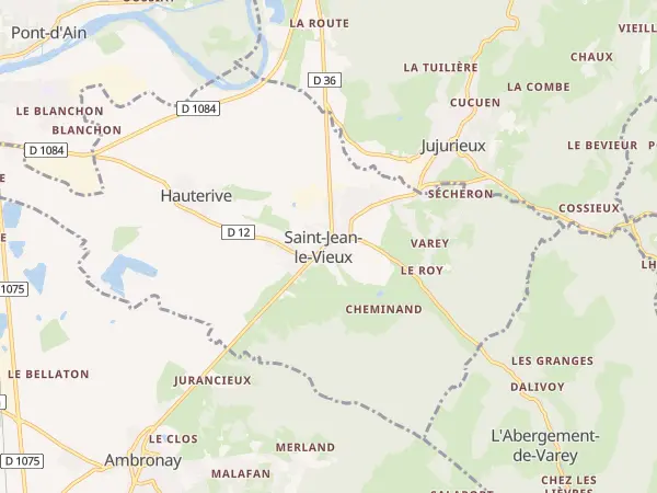 Plan de Saint-Jean-le-Vieux