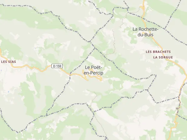 Plan du Poët-en-Percip