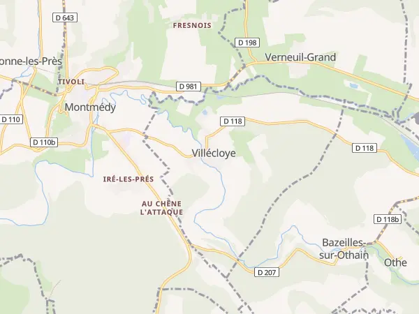 Plan de Villécloye