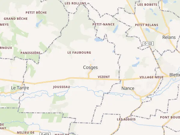 Plan de Cosges