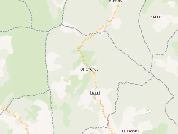 Plan de Jonchères