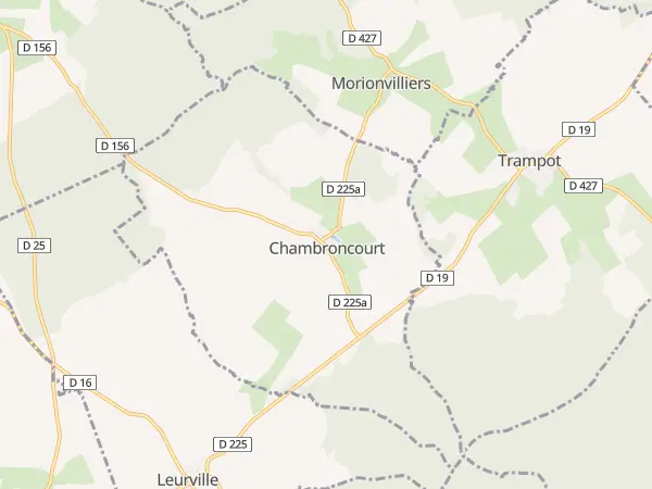 Plan de Chambroncourt