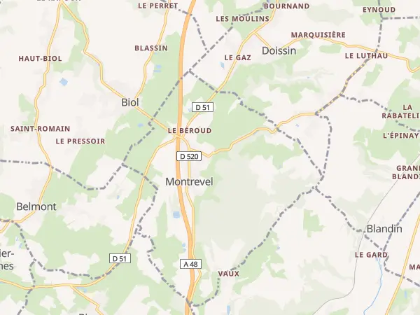 Plan de Montrevel
