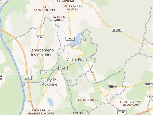 Plan de Villers-Rotin