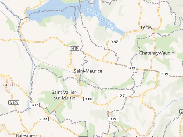 Plan de Saint-Maurice