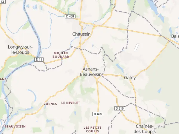 Plan de Asnans-Beauvoisin