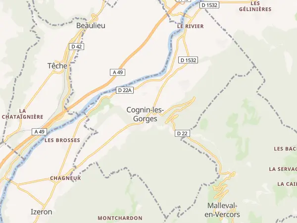 Plan de Cognin-les-Gorges