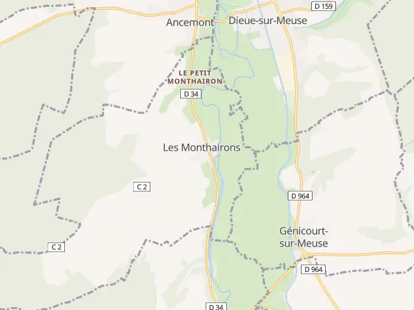 Plan des Monthairons