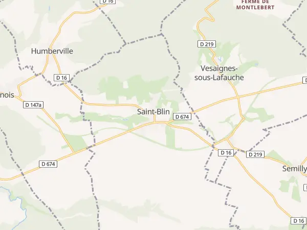 Plan de Saint-Blin