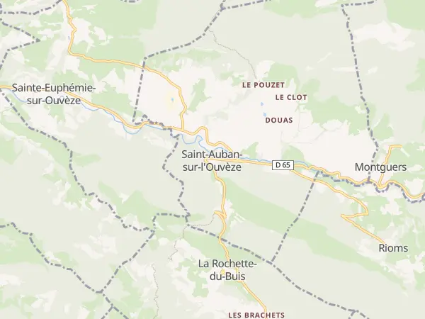 Plan de Saint-Auban-sur-l’Ouvèze