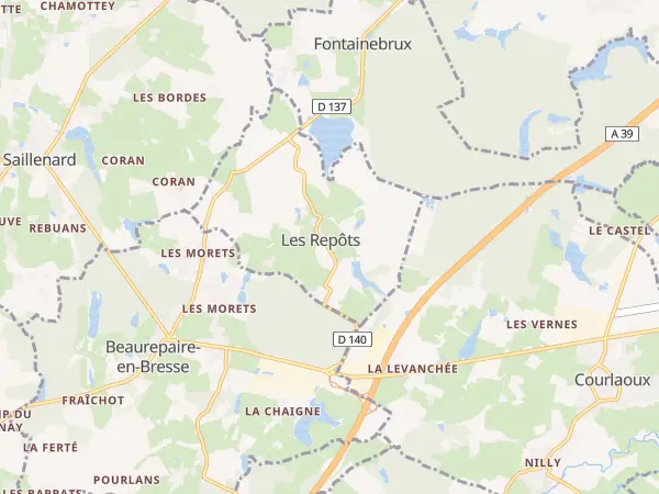 Plan des Repôts