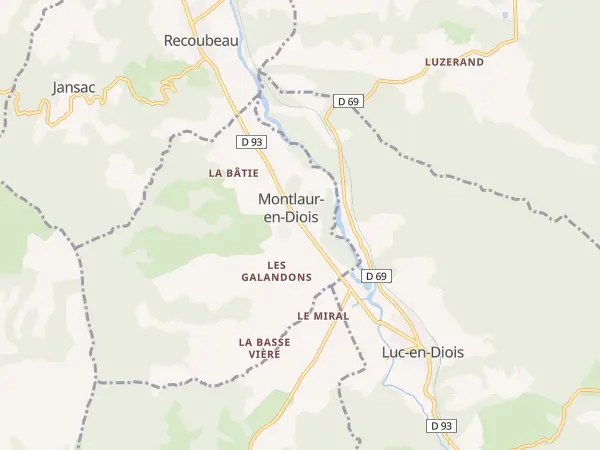 Plan de Montlaur-en-Diois