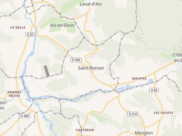 Plan de Saint-Roman