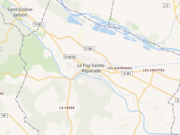 Plan du Puy-Sainte-Réparade