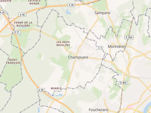 Plan de Champvans