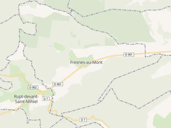 Plan de Fresnes-au-Mont