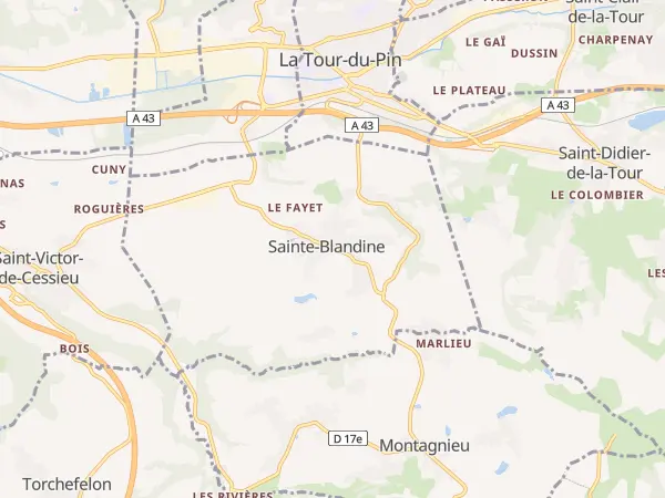 Plan de Sainte-Blandine