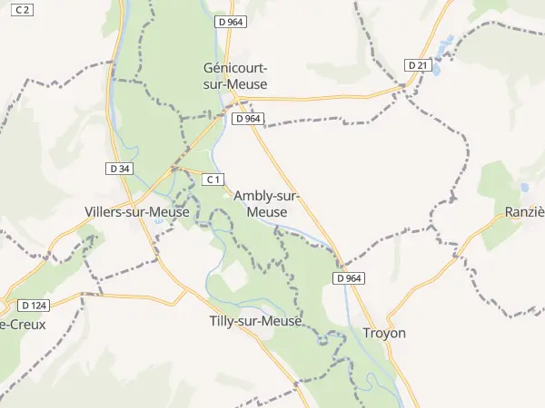 Plan de Ambly-sur-Meuse