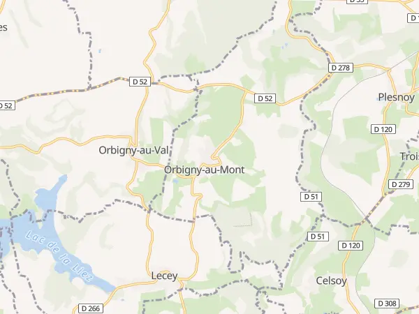 Plan de Orbigny-au-Mont