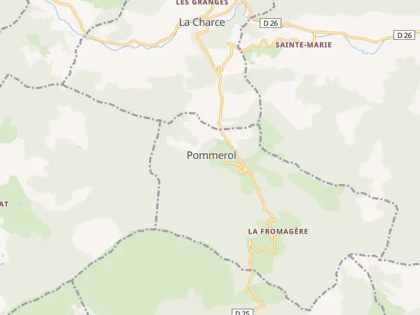 Plan de Pommerol