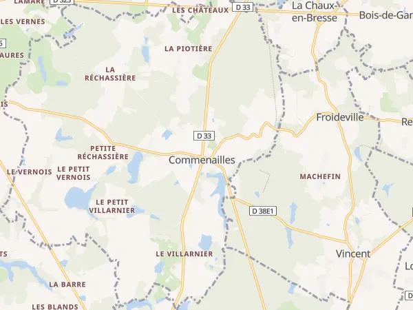 Plan de Commenailles