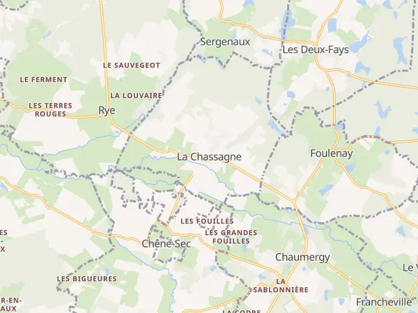 Plan de La Chassagne
