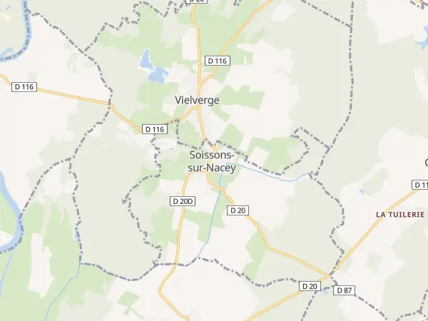 Plan de Soissons-sur-Nacey