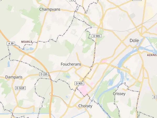 Plan de Foucherans