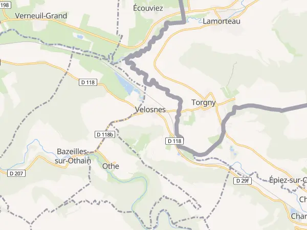 Plan de Velosnes