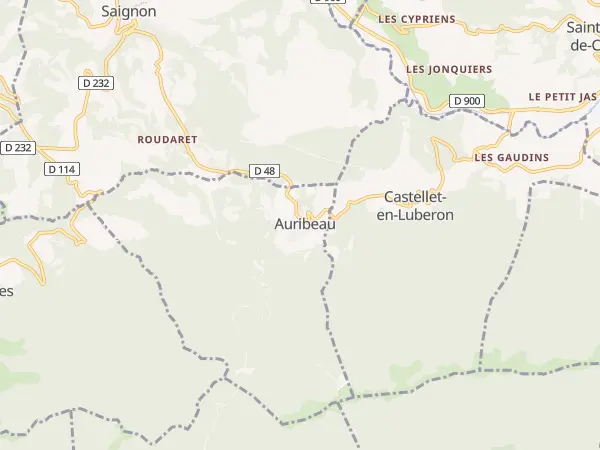 Plan de Auribeau