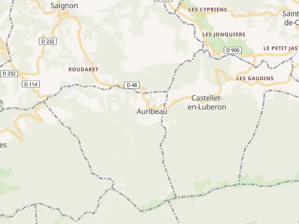 Plan de Auribeau