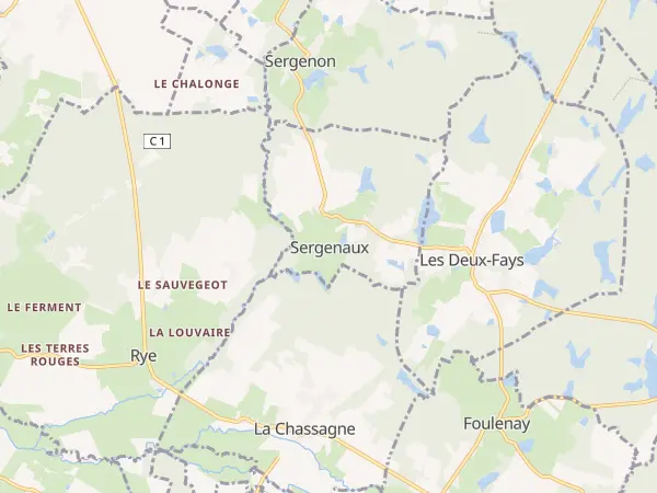Plan de Sergenaux