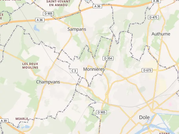 Plan de Monnières