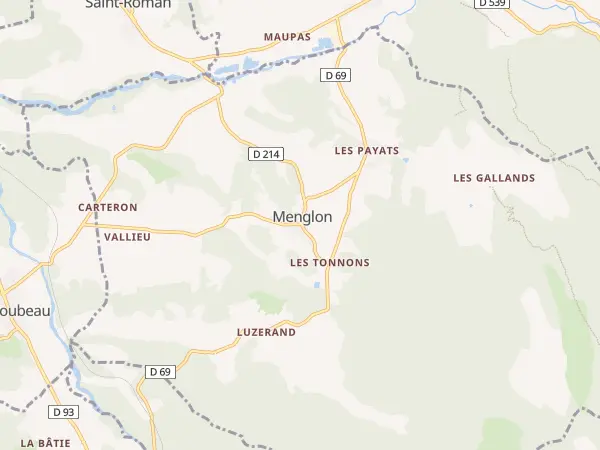 Plan de Menglon