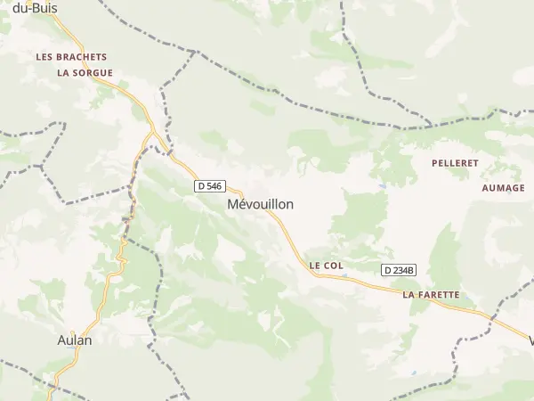 Plan de Mévouillon